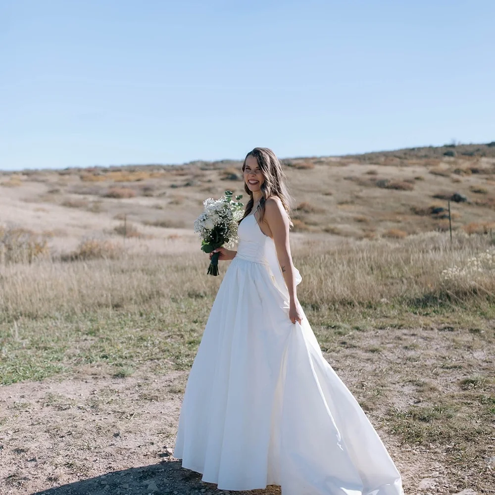 Anthropologie White Wedding Dress - Picture 3 of 8